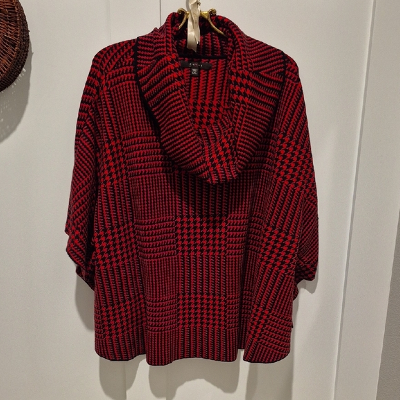Fever Sweaters - Red and Black Sweater Shrug L/XL
